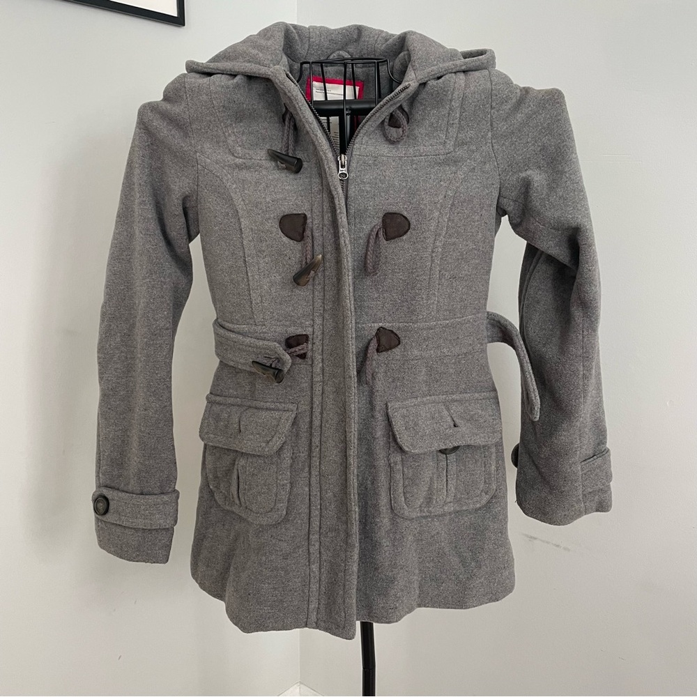 Aeropostale Gray and Pink Lined Jacket
